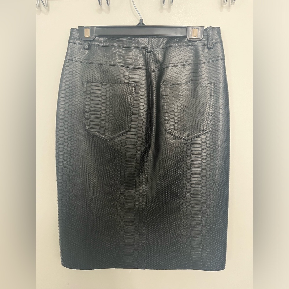Zara Leather short skirt